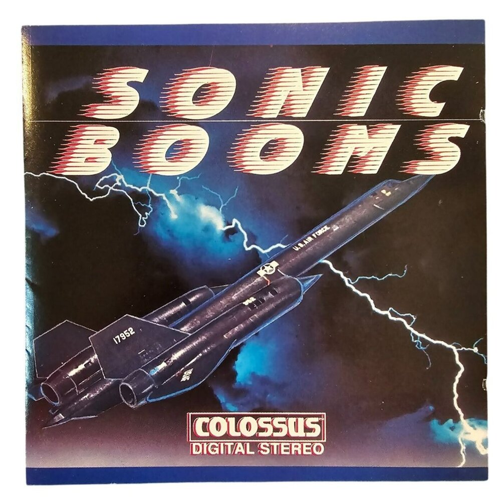 Sonic Booms CD Album By Colossus Trains Whistles Aircraft Digital Stereo 37743cd